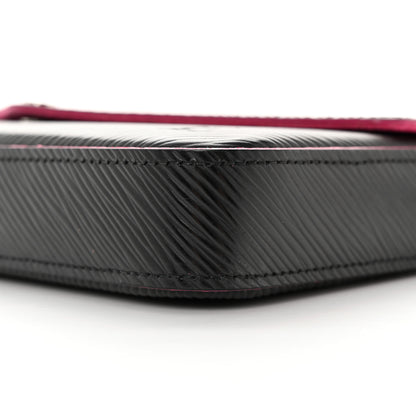 Louis Vuitton Epi Pochette Felicie Black Hot Pink 11 of 14