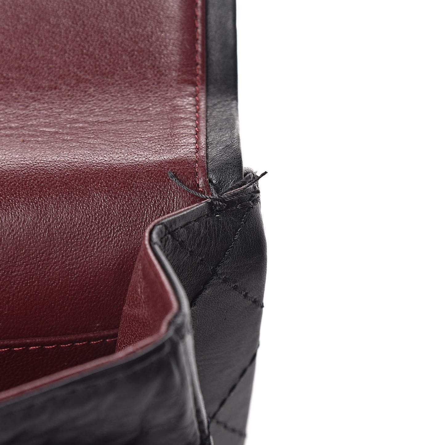 Aged Calfskin Quilted 50th Anniversary 2.55 Reissue 226 Flap Black