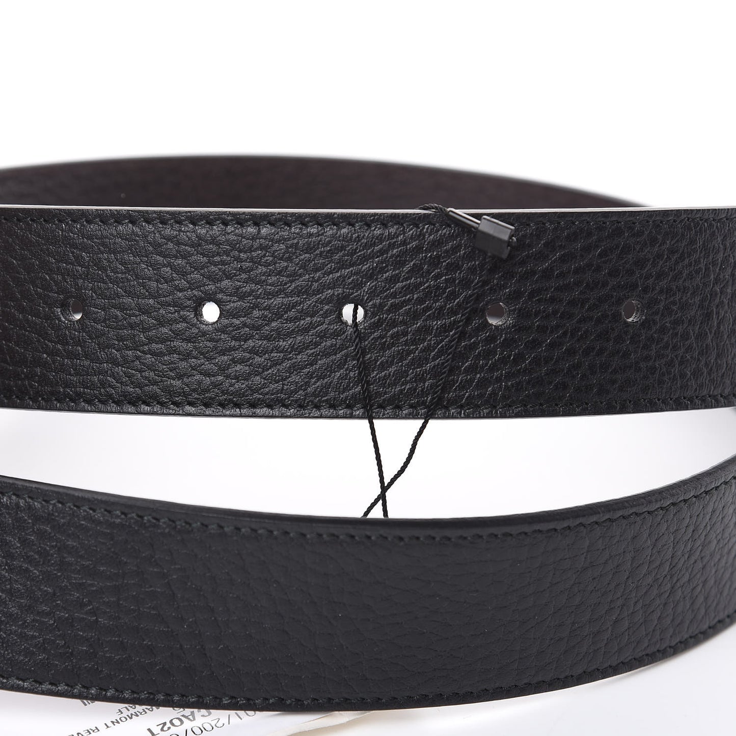 Calfskin Double G Reversible 37mm Belt 85 34 Black Cocoa
