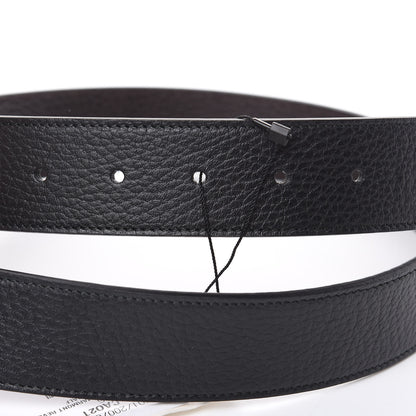 Gucci Calfskin Double G Reversible 37mm Belt 85 34 Black Cocoa 6 of 6