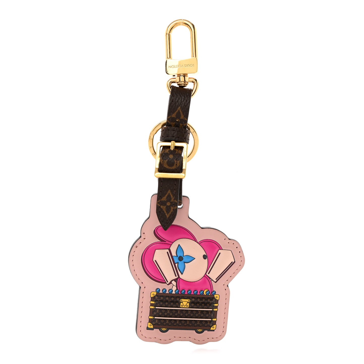 Monogram Calfskin Vivienne Funfair Bag Charm Key Holder