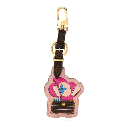 Louis Vuitton Monogram Calfskin Vivienne Funfair Bag Charm Key Holder 1 of 3
