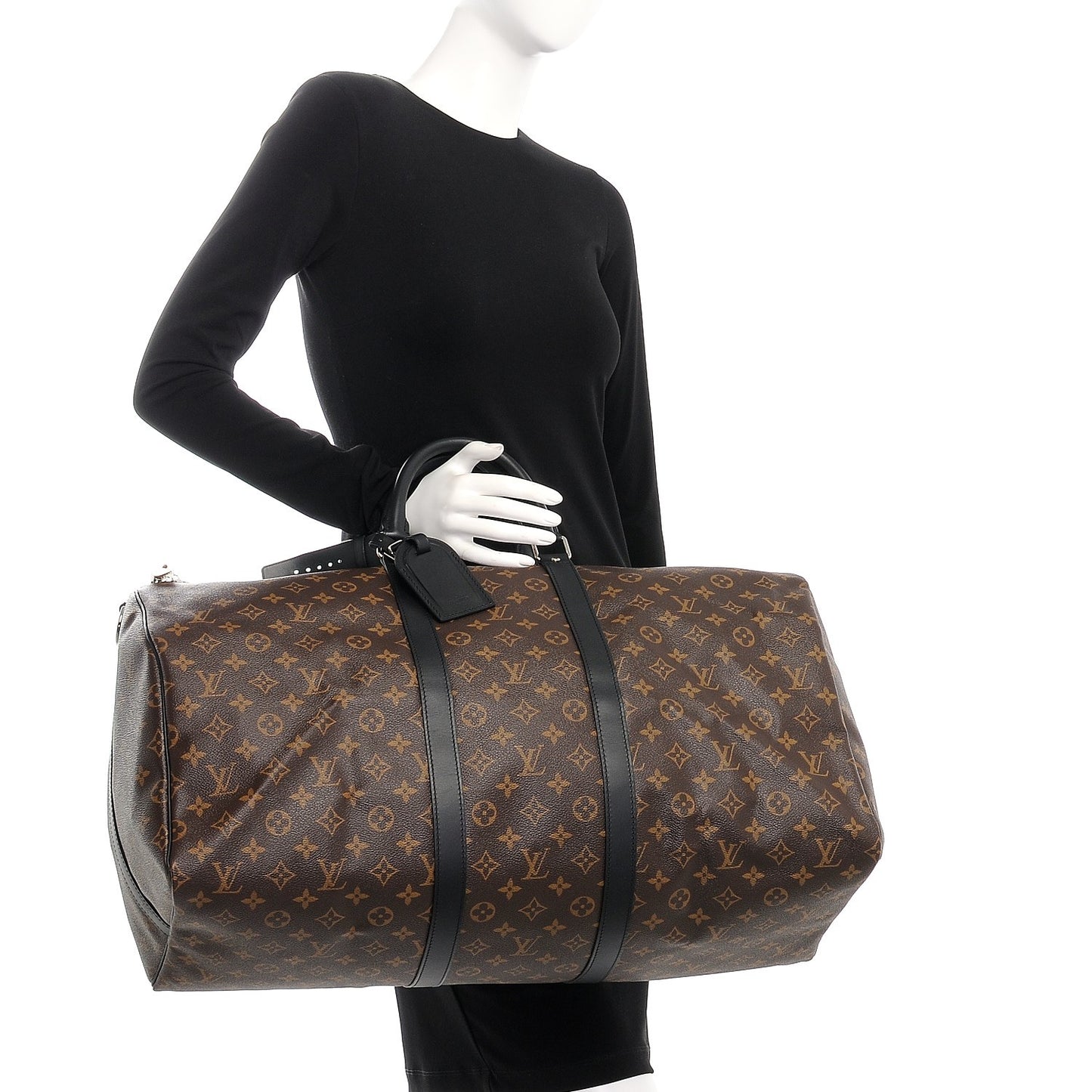 Monogram Macassar Keepall Bandouliere 55