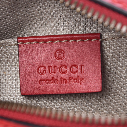 Gucci Calfskin Web Small Webby Bee Shoulder Bag Red 6 of 8