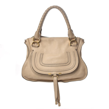 Chloe Calfskin Medium Marcie Satchel Angora Beige 1 of 17