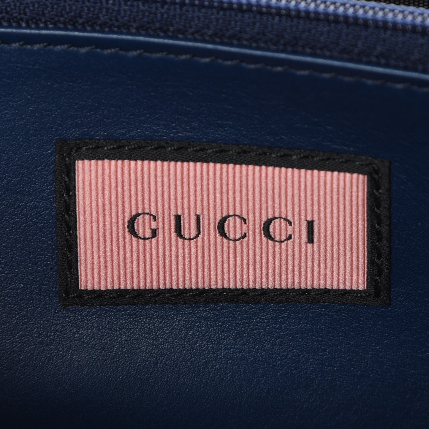Calfskin Matelasse GucciGhost GG Marmont Zip Around Wallet Blue Agata Hibiscus Red