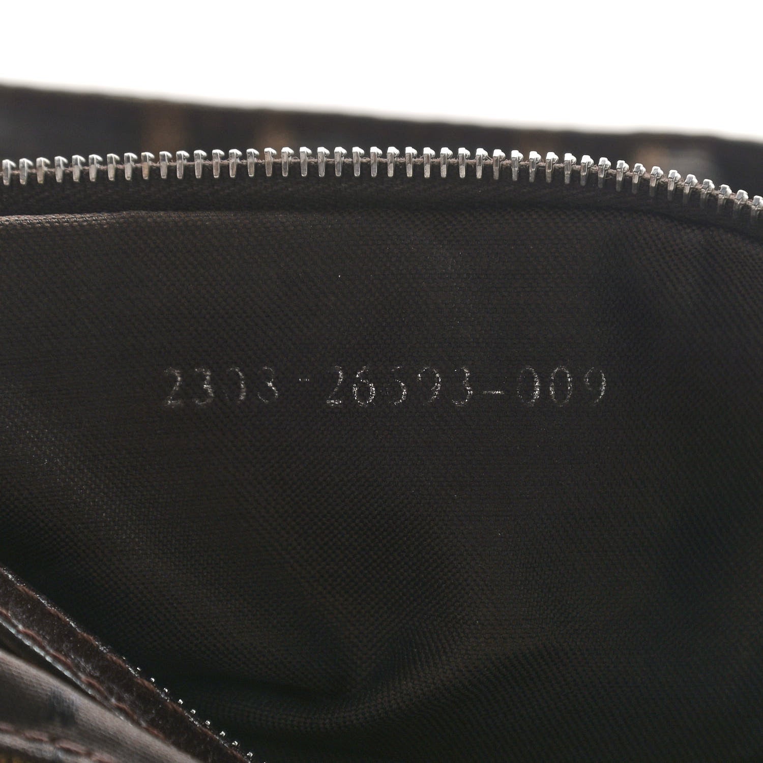 Fendi Zucca Top Handle Tote Tobacco 6 of 10