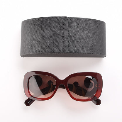 Prada Acetate Baroque Sunglasses SPR 27O Red 7 of 7