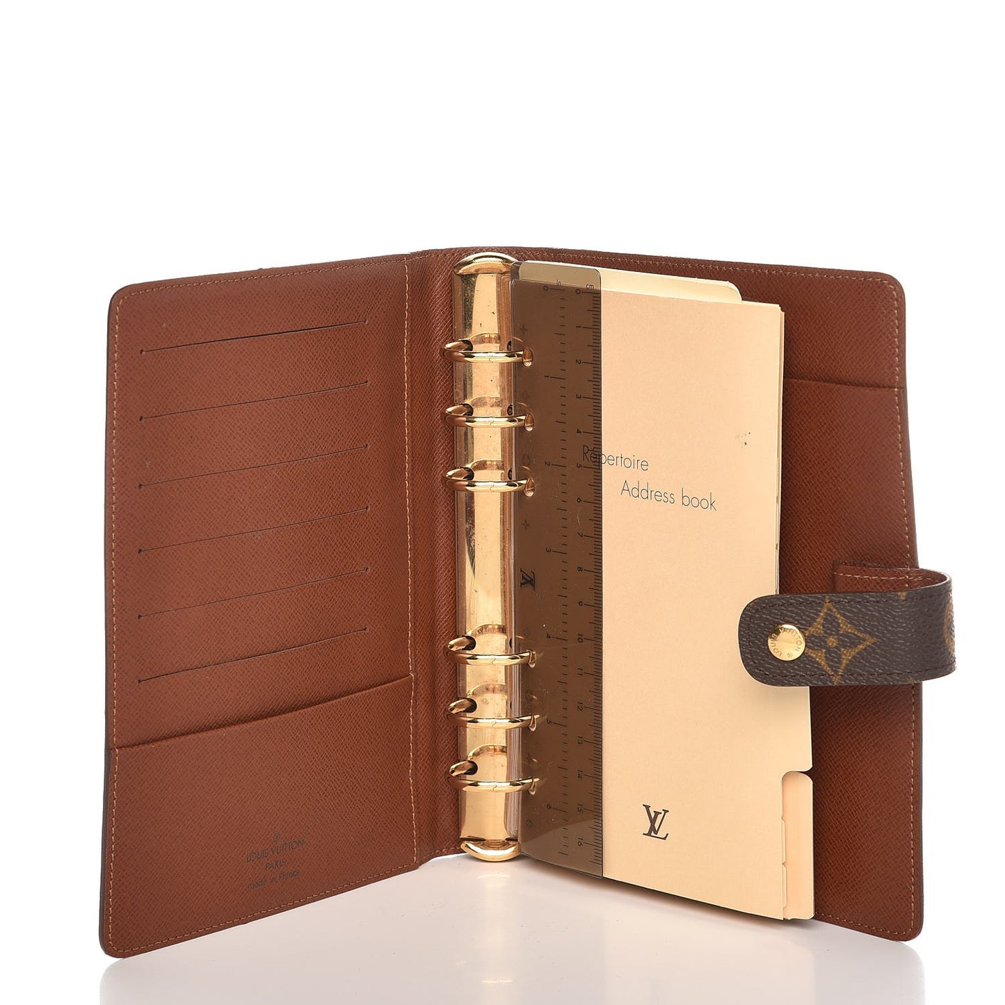 Monogram Medium Ring Agenda Cover