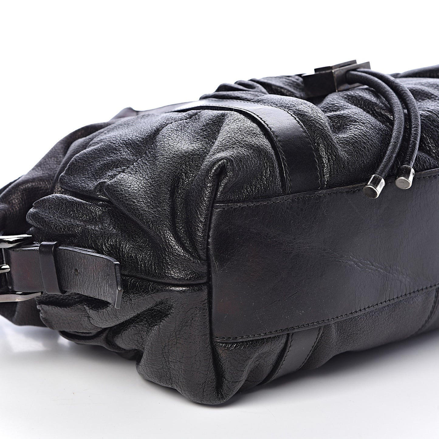Calfskin Dallinger Satchel Black