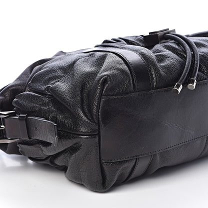 Burberry Calfskin Dallinger Satchel Black 7 of 9