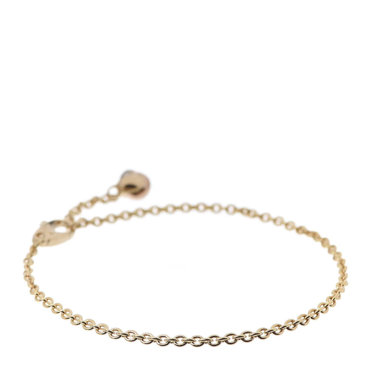 Cartier 18K Yellow White Pink Gold Trinity Ball Bracelet 3 of 6