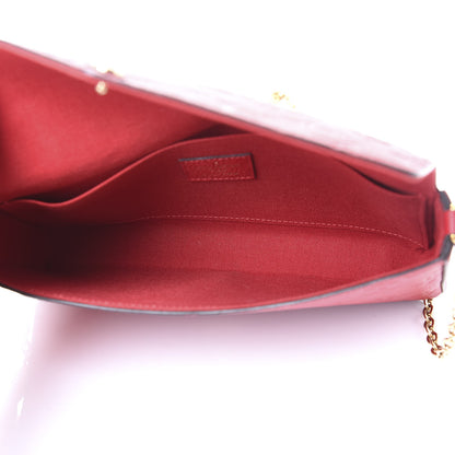 Louis Vuitton Empreinte Pochette Felicie Chain Wallet Cherry 4 of 10
