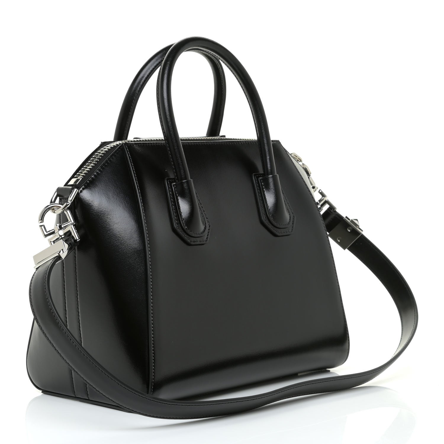 Givenchy Shiny Lord Calfskin Small Antigona Black 2 of 13