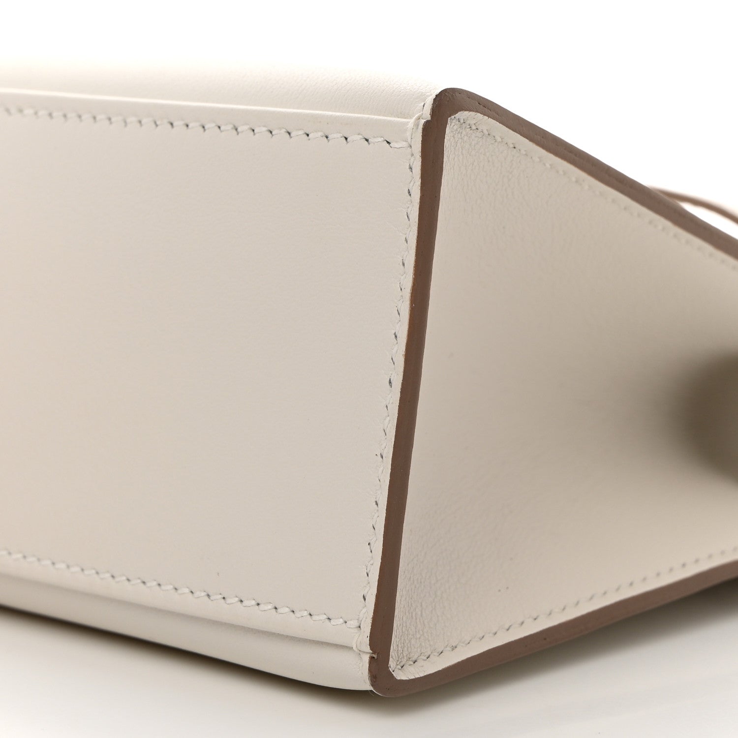 Hermes Swift Kelly Pochette Clutch Mushroom 9 of 10