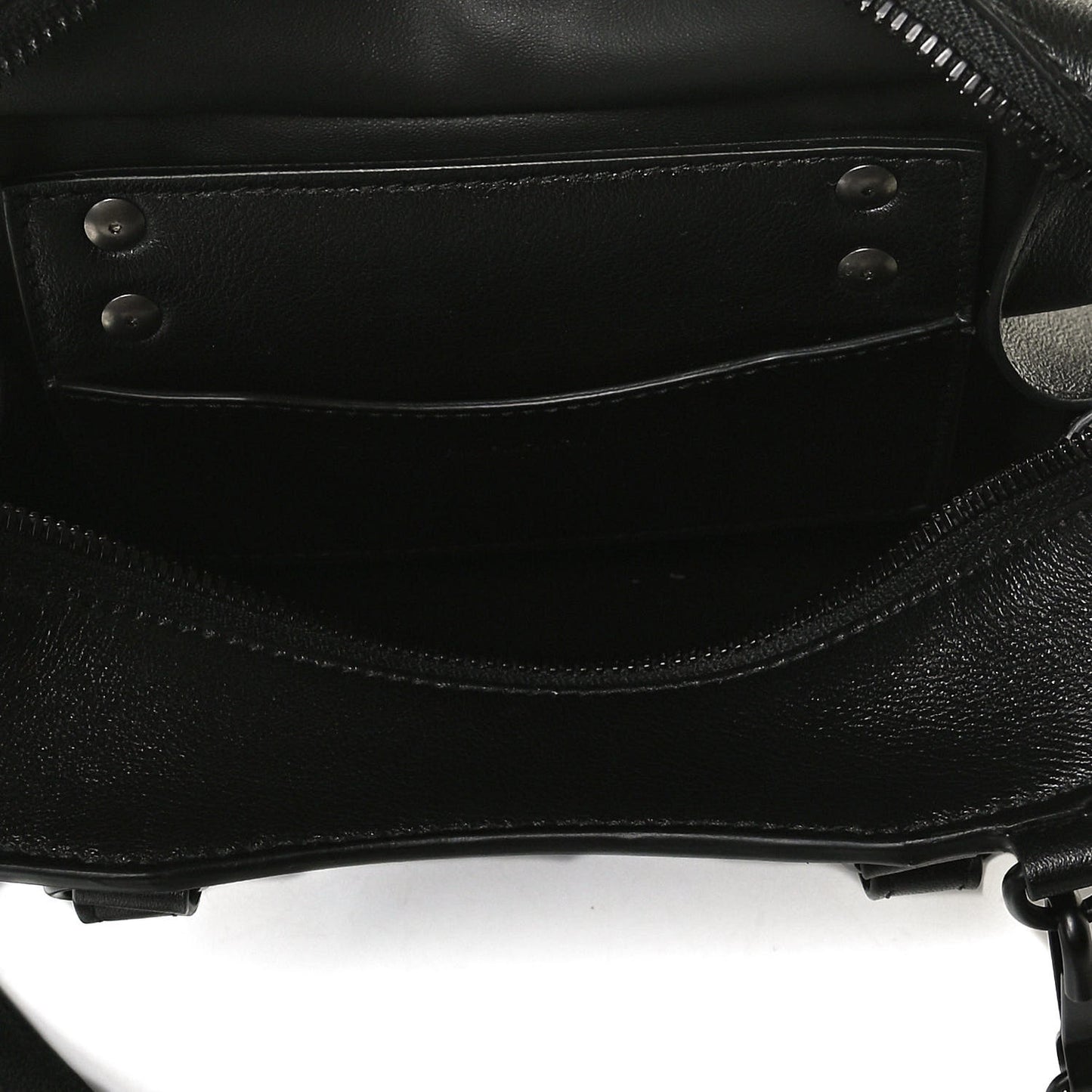 Cake Calfskin Tonal Hardware Mini Neo Classic City Black