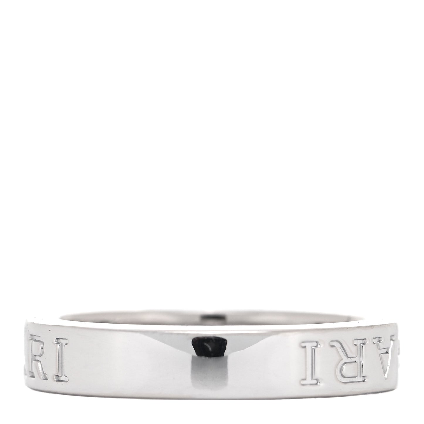 18K White Gold Diamond B.Zero1 Essential Band Ring 53 6.5