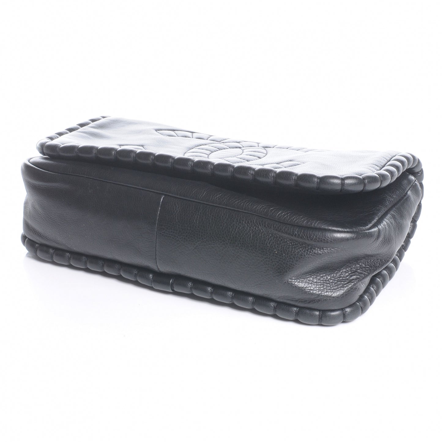 Calfskin On the Bund Medium Flap Black