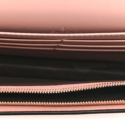Gucci Calfskin GG Matelasse Chain Wallet Rhodamine Light Pink 5 of 11