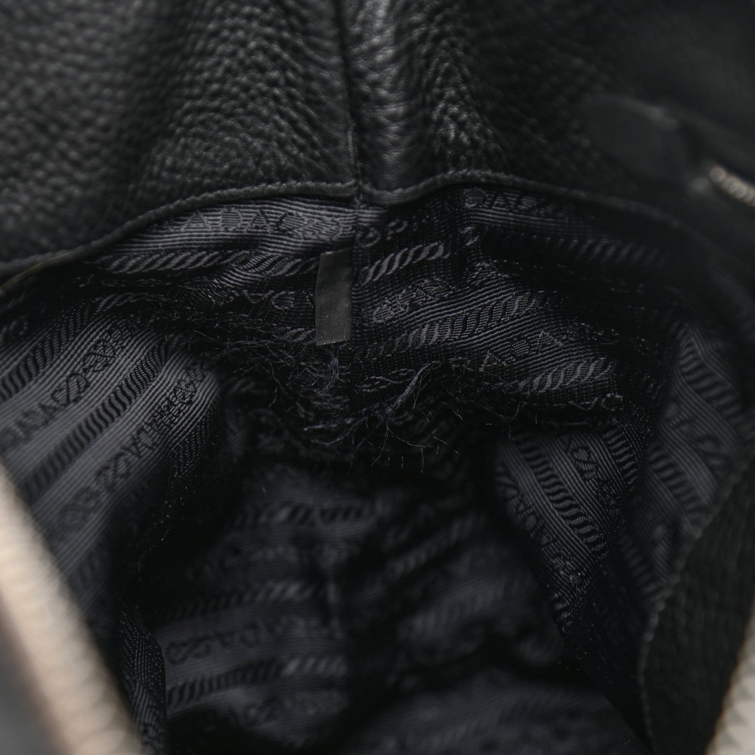 Prada Vitello Daino Hobo Black 9 of 9