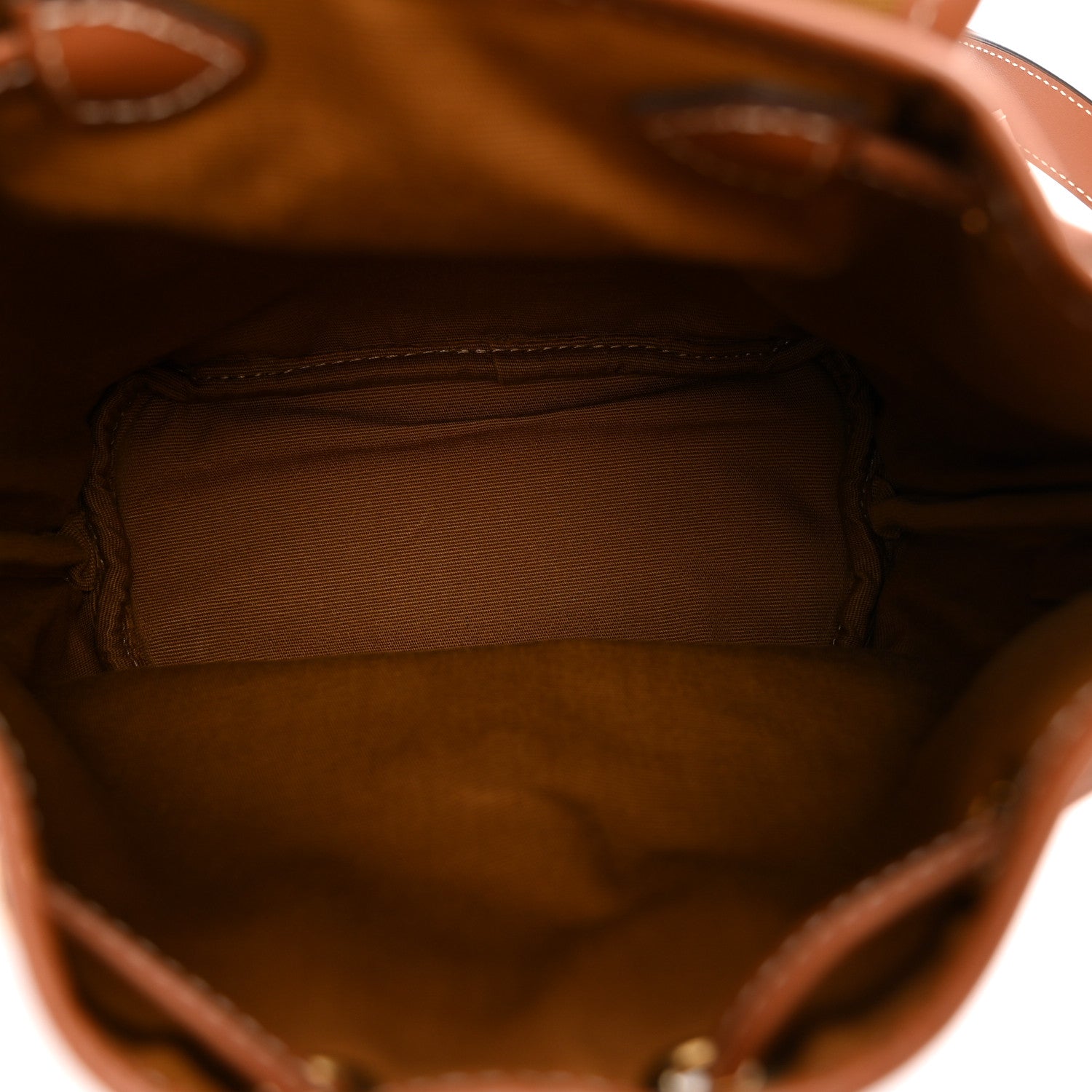 Celine Triomphe Canvas Calfskin Mini Folco Backpack Tan 5 of 9