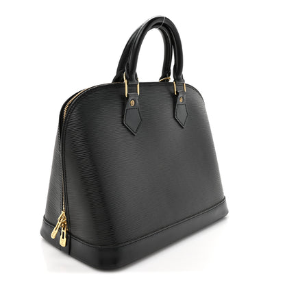 Louis Vuitton Epi Alma PM Black 3 of 11