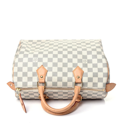Louis Vuitton Damier Azur Speedy 30 20 of 25