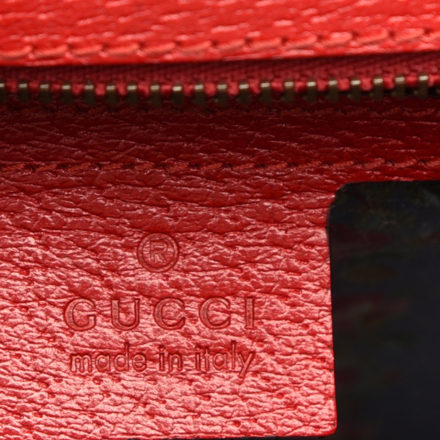 Gucci Calfskin Bamboo Web Medium Falena Moth Top Handle Bag Hibiscus Red 6 of 9