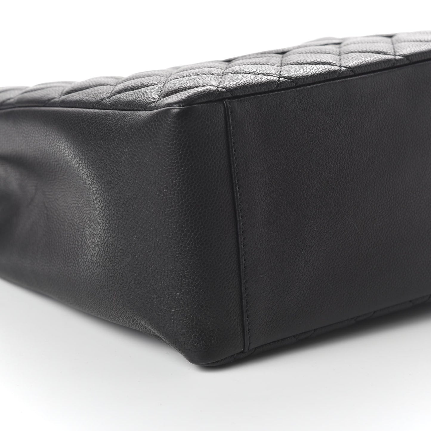 Caviar Quilted Grand Shopping Tote GST Black