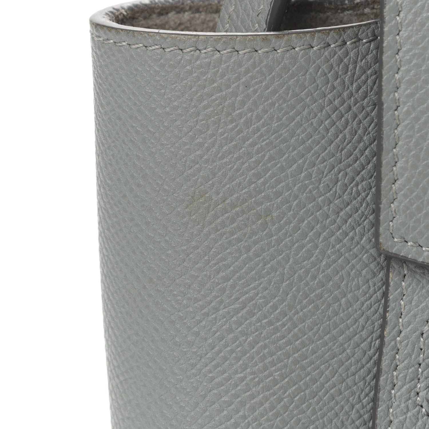 Celine Grained Calfskin Nano Belt Bag Grey 13 of 18