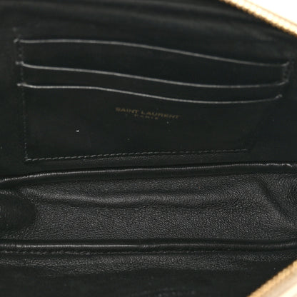 Saint Laurent Grain De Poudre Matelasse Monogram Mini Lou Camera Bag Crema Soft 6 of 9