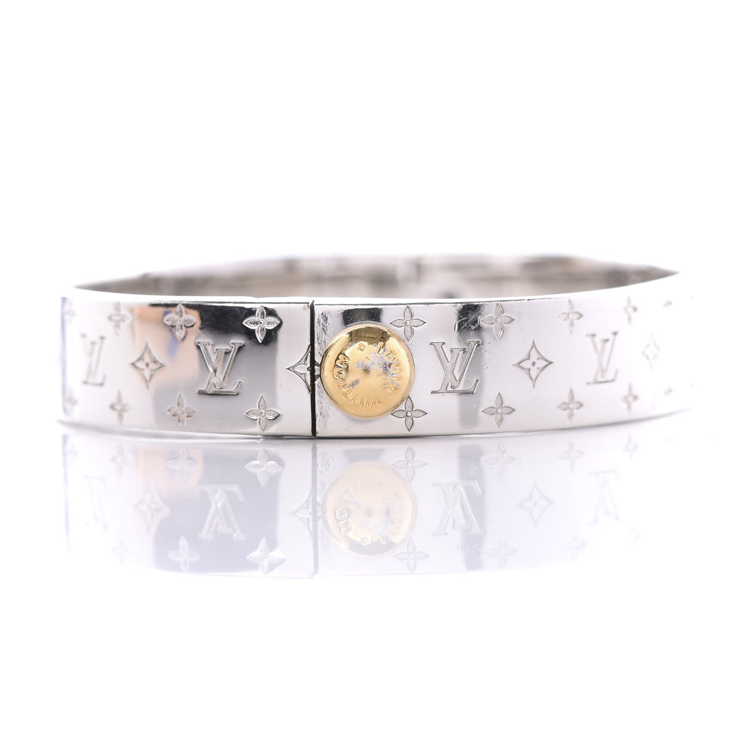 Palladium Monogram Nanogram Cuff S
