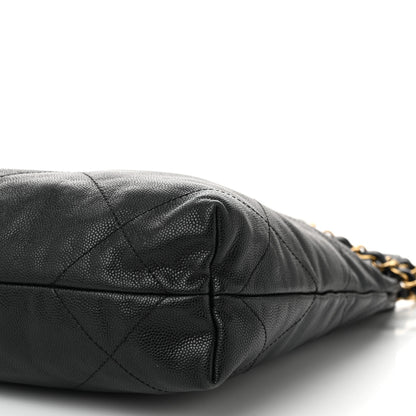 Chanel Shiny Caviar Quilted Small Chanel 22 Black 11 of 11