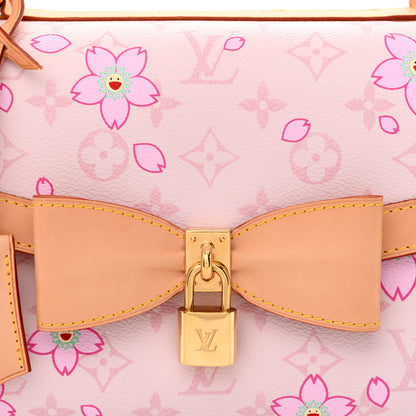 Louis Vuitton Monogram Cherry Blossom Sac Retro Bag Pink 8 of 10