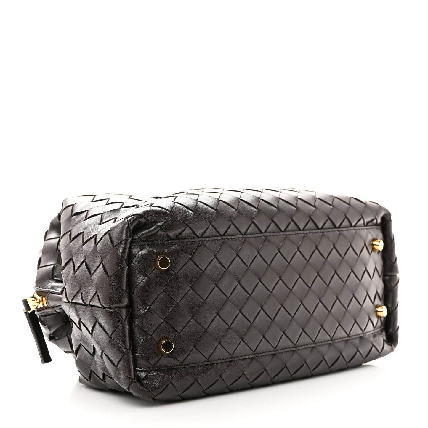 Nappa Intrecciato Bauletto Fondant