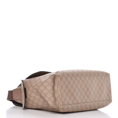Gucci GG Supreme Monogram Messenger Diaper Bag Beige 5 of 11