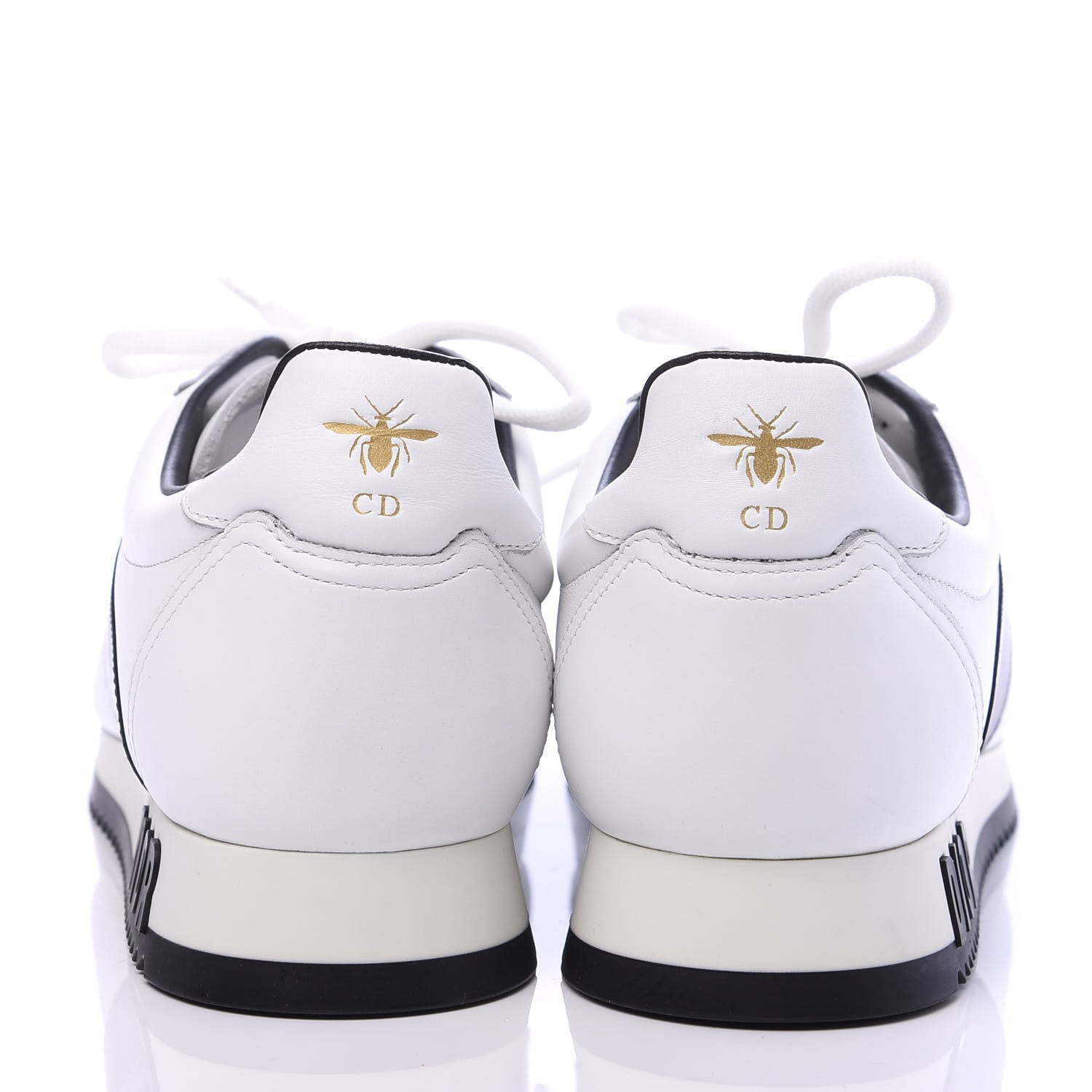 Christian Dior Calfskin Mix Diorun Sneakers 39 Optic White 6 of 10
