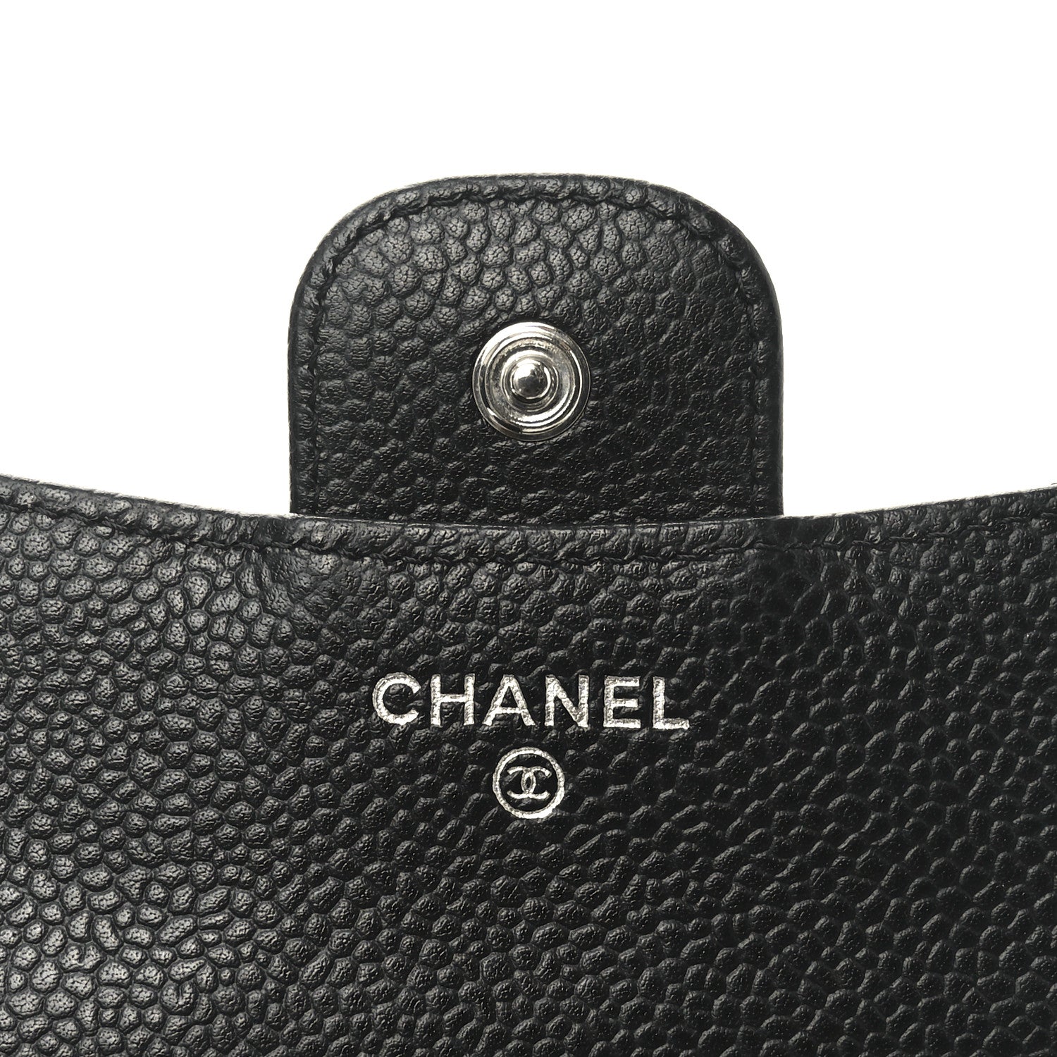 Chanel Caviar Quilted Compact Flap Wallet Black 6 of 9