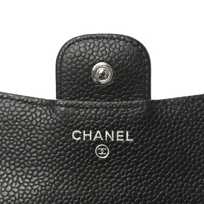 Chanel Caviar Quilted Compact Flap Wallet Black 6 of 9