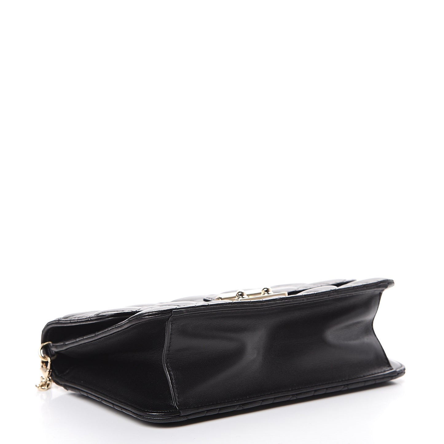 Lambskin Cannage Miss Dior Promenade Pouch Black