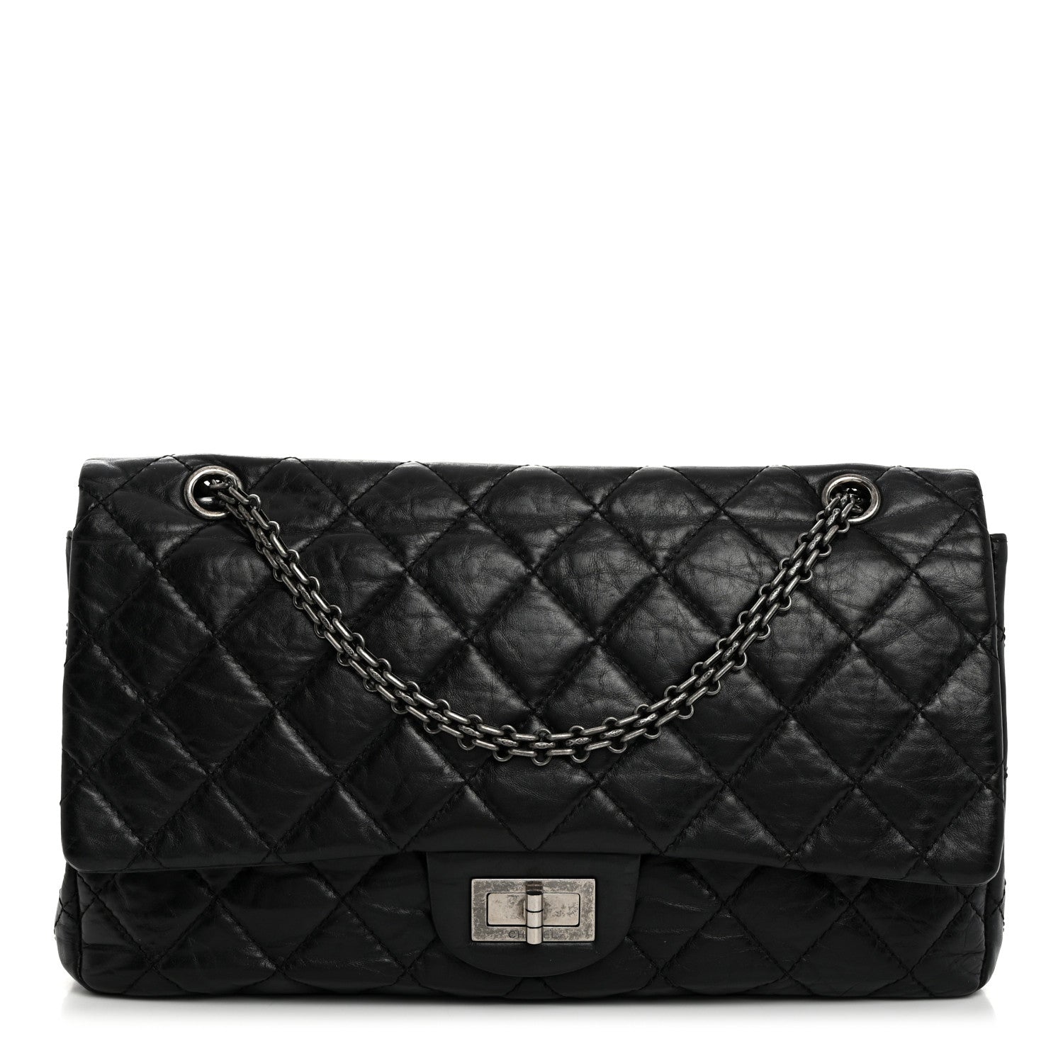Chanel Aged Calfskin Quilted 2.55 Reissue 227 Flap Black 1 of 10
