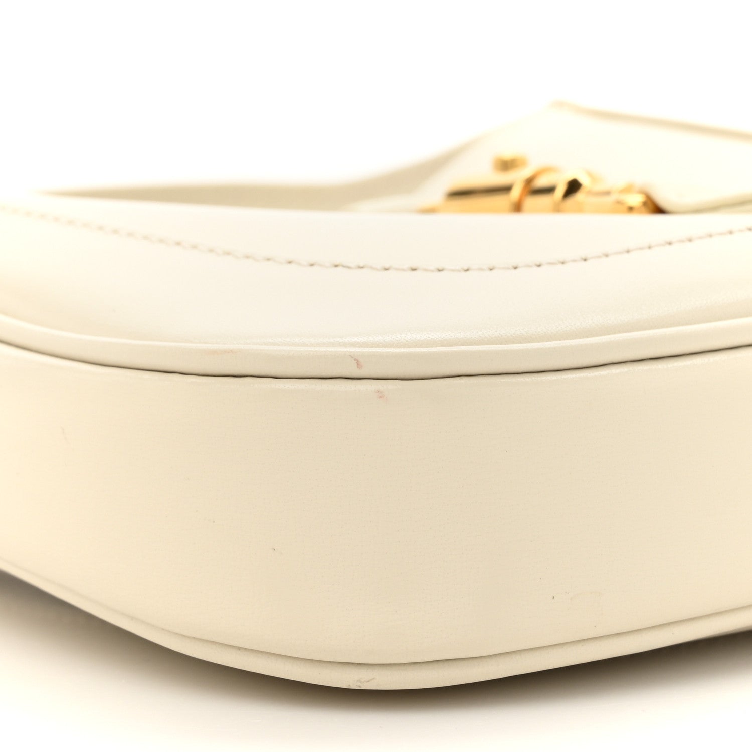 Gucci Boarded Dyana Lux Calfskin Mini Jackie 1961 Hobo Mystic White 10 of 12