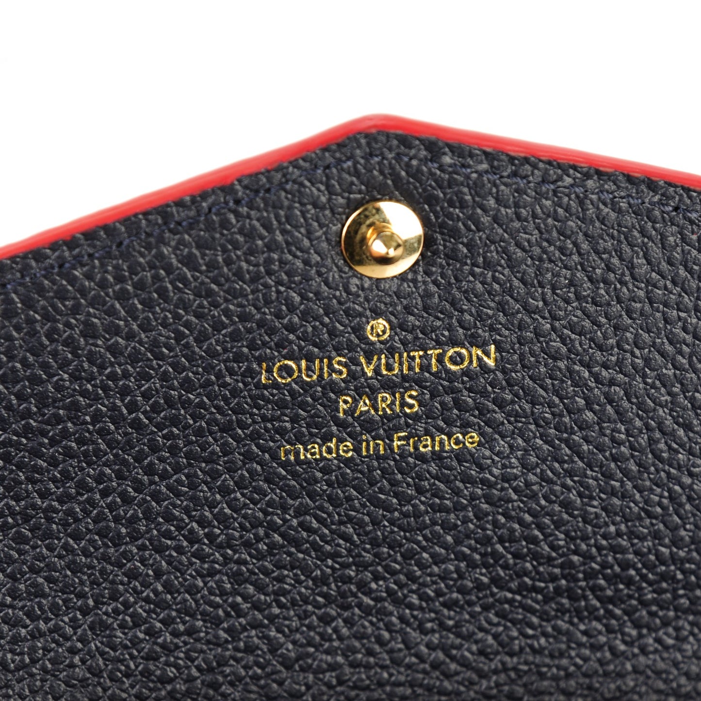 Empreinte Key Pouch Marine Rouge