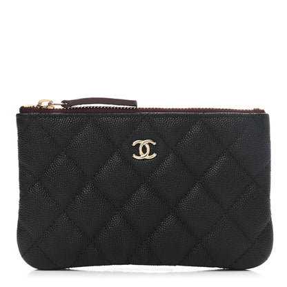 Chanel Caviar Quilted Small Cosmetic Case Black 1 of 9