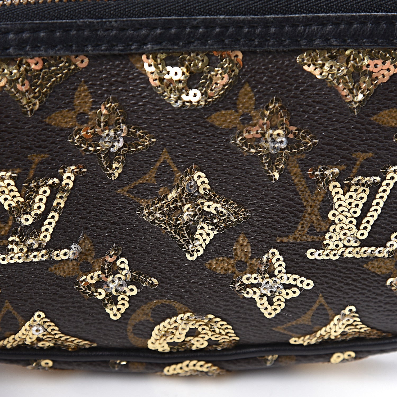 Louis Vuitton Monogram Sequins Eclipse Pochette Gold 20 of 20