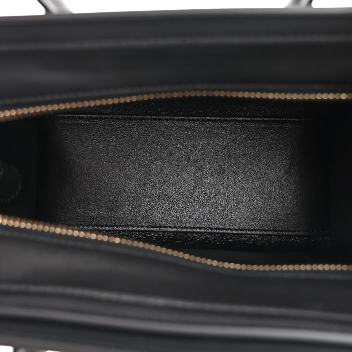 Celine Smooth Calfskin Nano Luggage Black 5 of 10