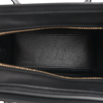 Celine Smooth Calfskin Nano Luggage Black 5 of 10