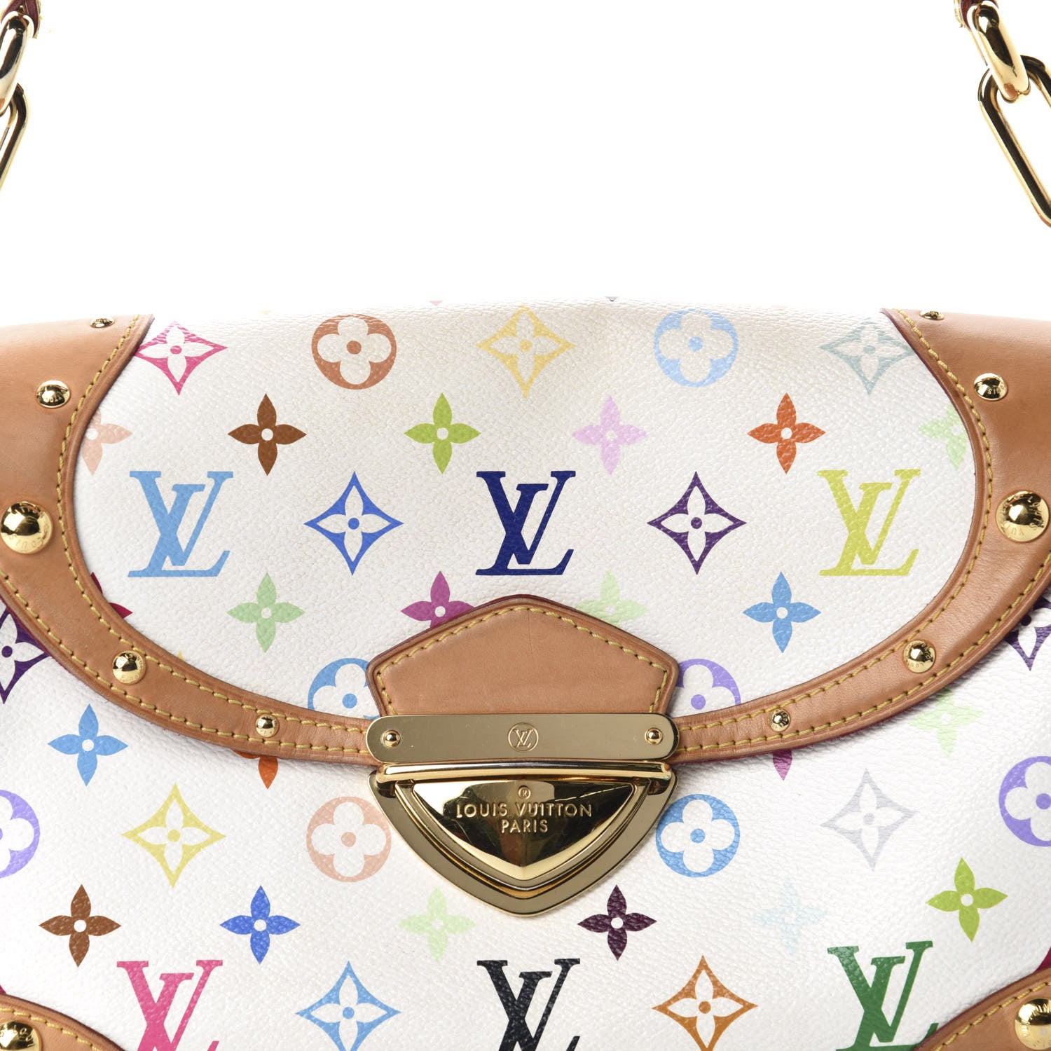 Louis Vuitton Monogram Multicolor Beverly MM White 10 of 10