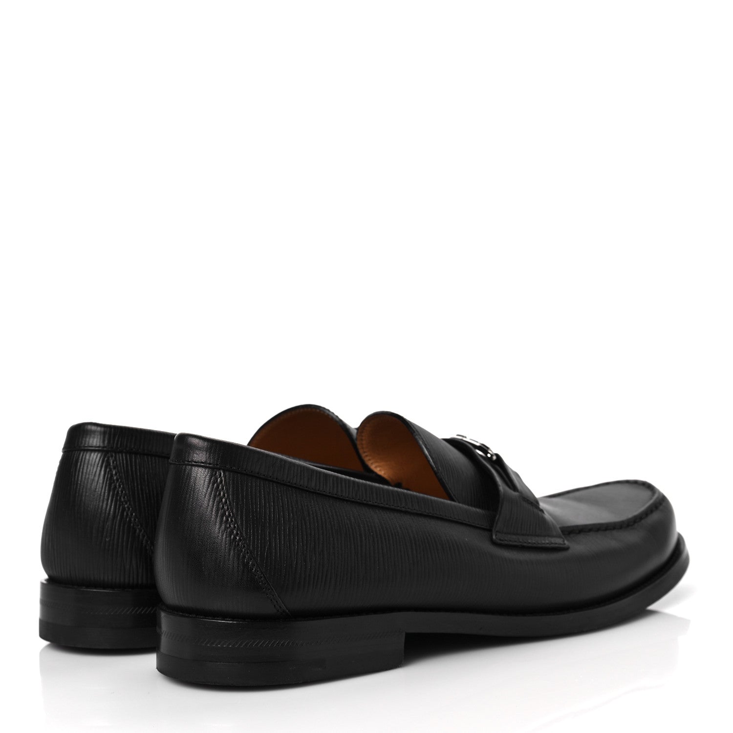 Louis Vuitton Epi Mens Major Loafers 9 Black 4 of 7