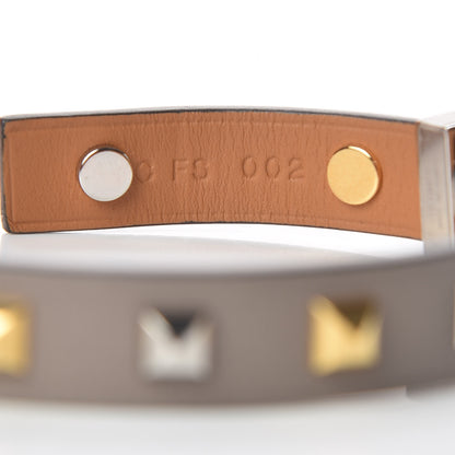 Hermes Swift Mini Dog Clous Carres Bracelet T2 Gris Asphalte 5 of 6
